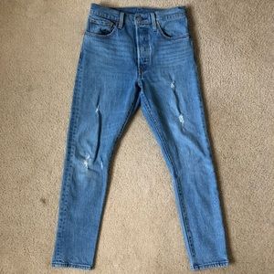 Levi’s Distressed Denim